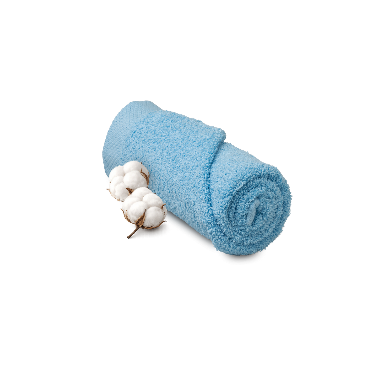 Hotel handdoek hemelsblauw 50x100