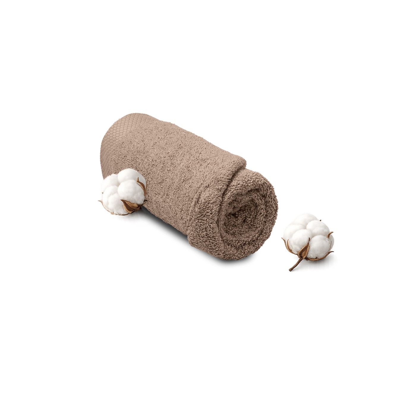 Hotel handdoek kastanjebruin 50x100