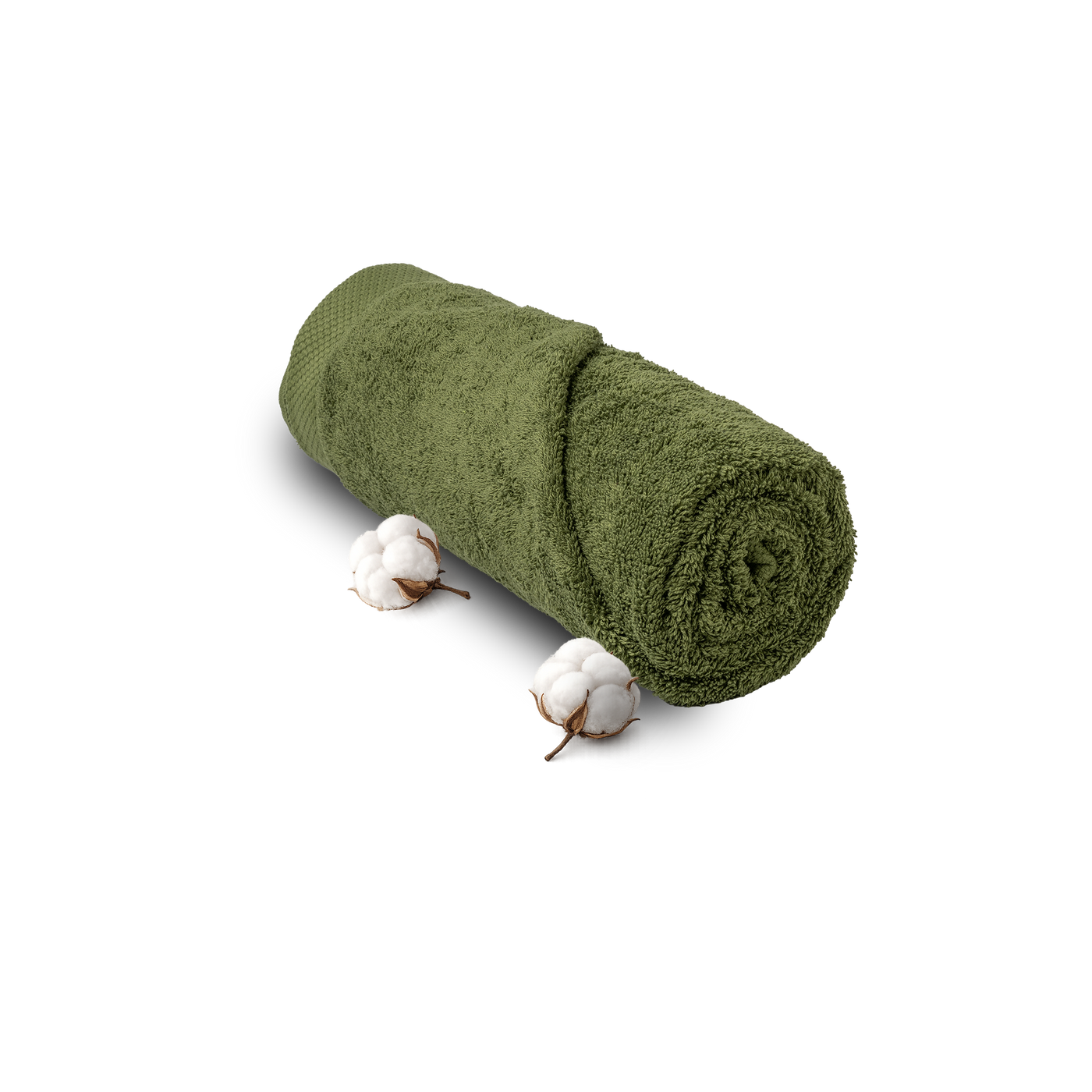 Hotel handdoek olijfgroen 70x140