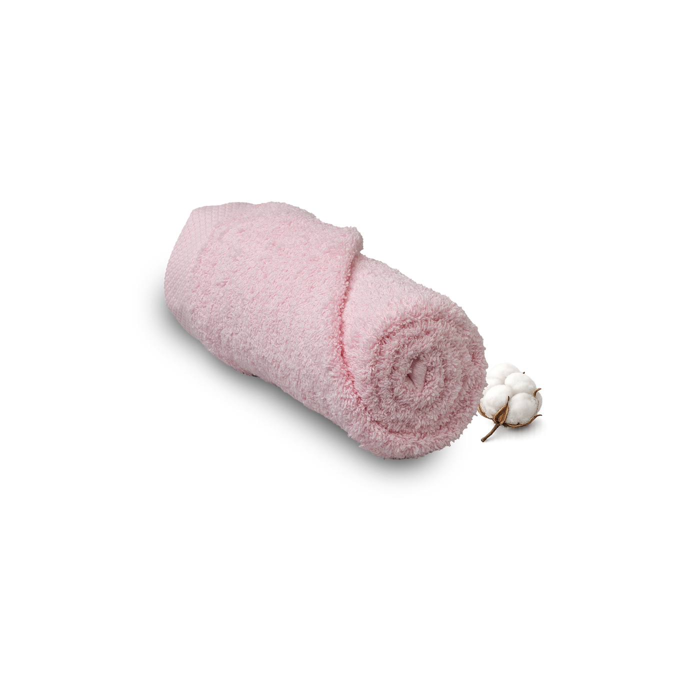 Hotel handdoek roze 50x100