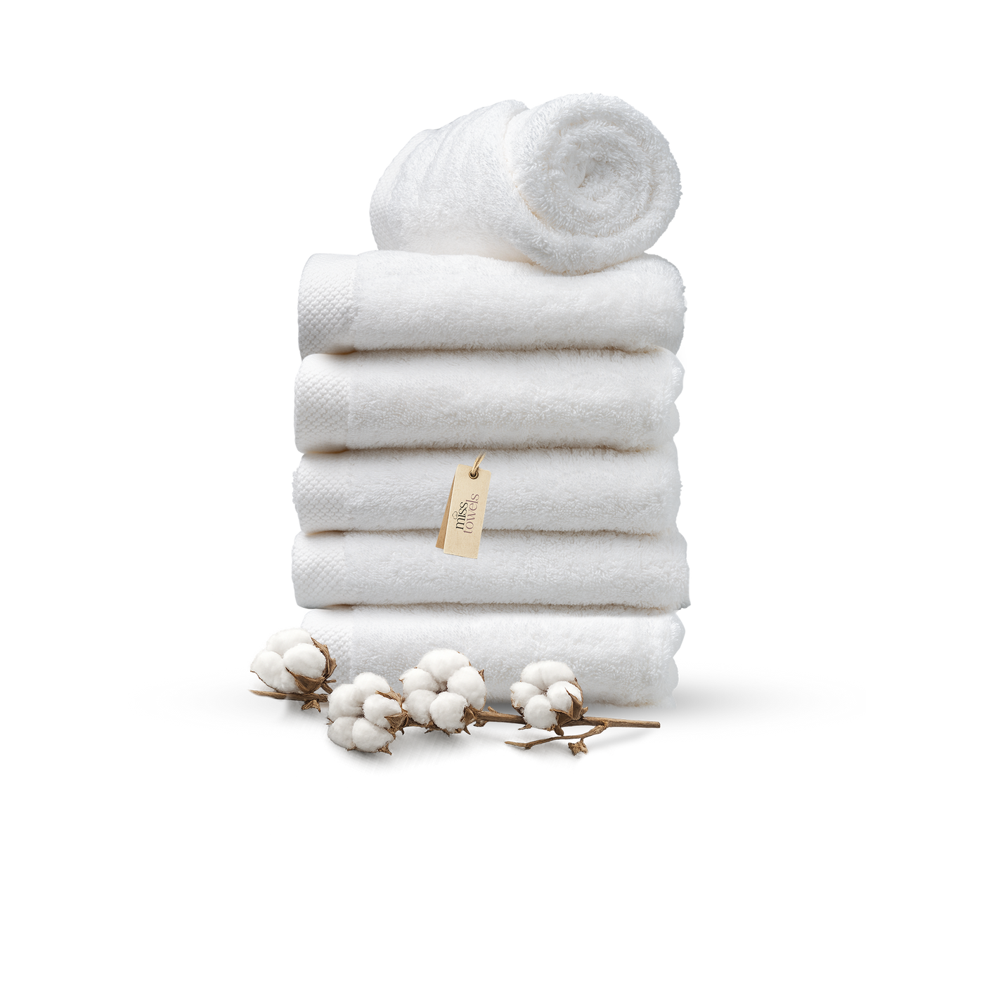 Hotel handdoeken 6 stuks 50x100 wit