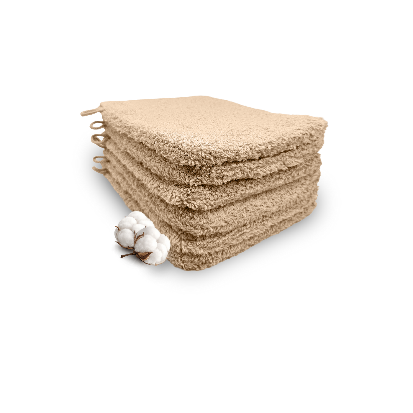 Hotel washandjes zand