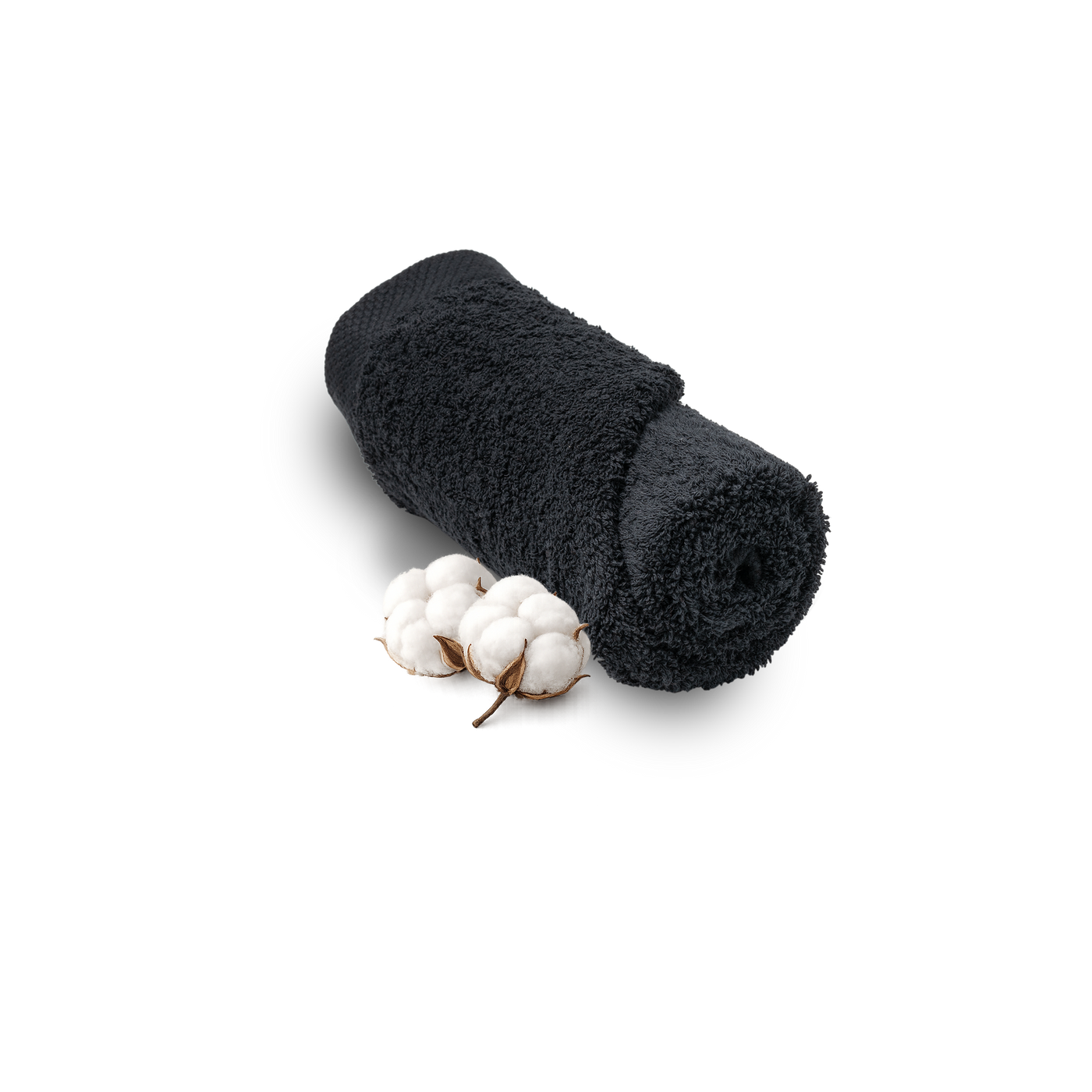 Hotel handdoek zwart 50x100